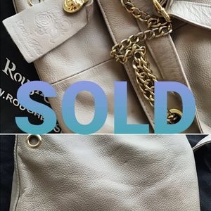 Rough Roses leather bag